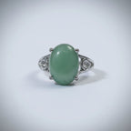 Vintage-Style Ring mit Aventurin