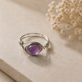 Ring mit Amethyst