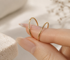 Elegante Ringe Stapelbar Hypoallergen