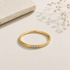 Eleganter Ring mit 18K Beschichtung