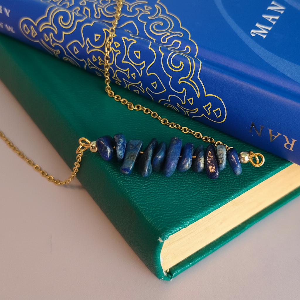 Anhänger mit Lapislazuli Splittern