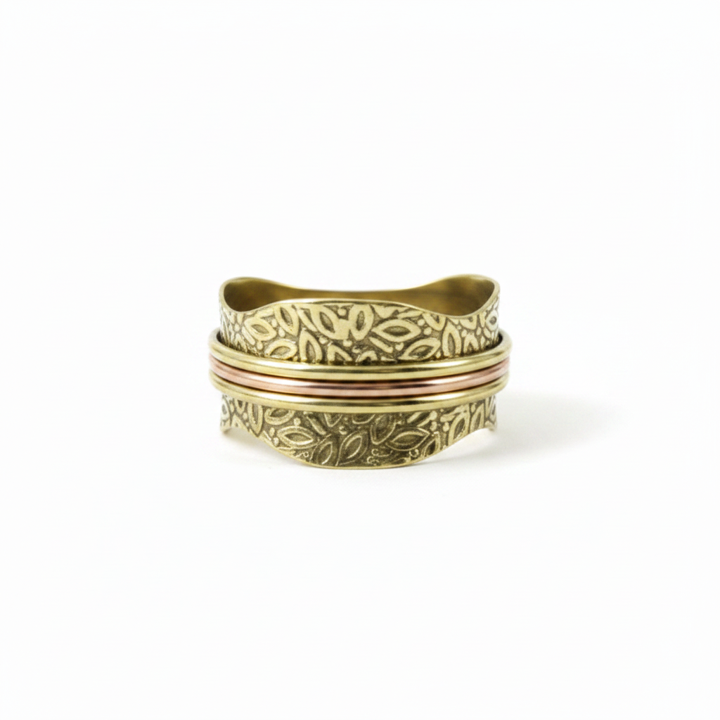 Meditationsring mit drehbaren Elementen