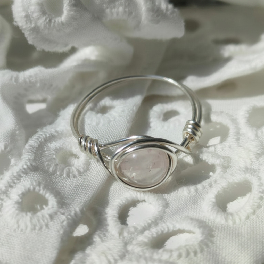 Ring mit Rosenquarz