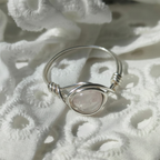 Ring mit Rosenquarz
